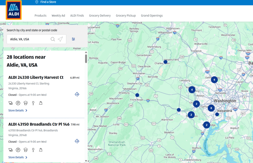 Aldi Locations